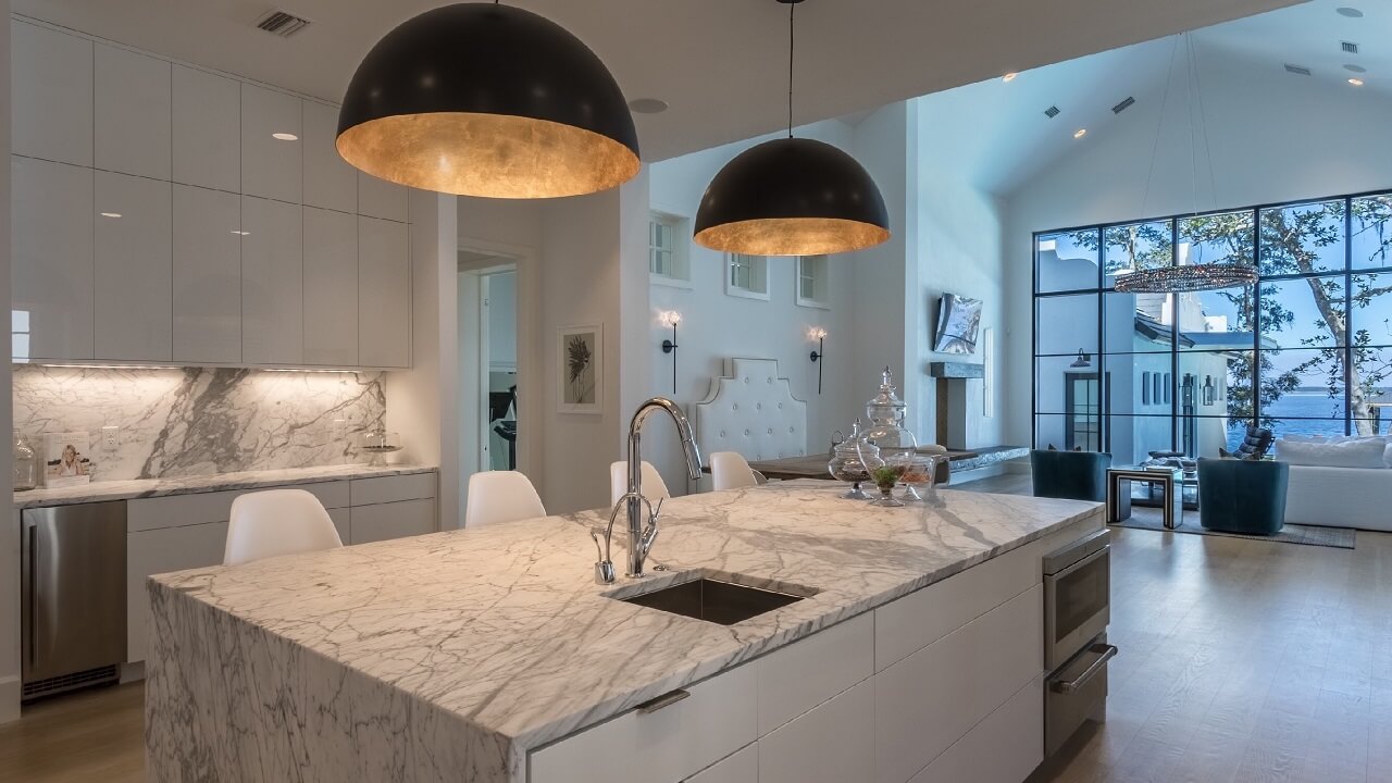 Designer Kitchen Island Detail