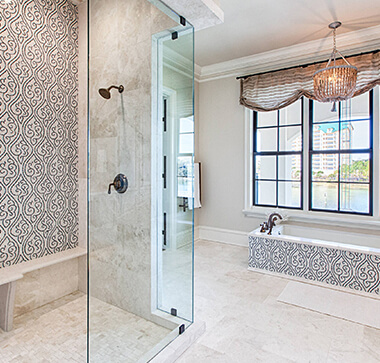 A Finished Luxurious Bathroom